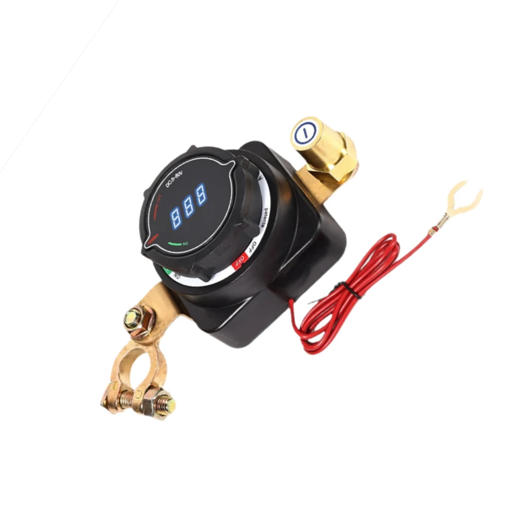 

12V 24V Switch Battery Disconnect Switch Battery Management Continuous Current Rating 250A Convenient Installation Angle For RVs