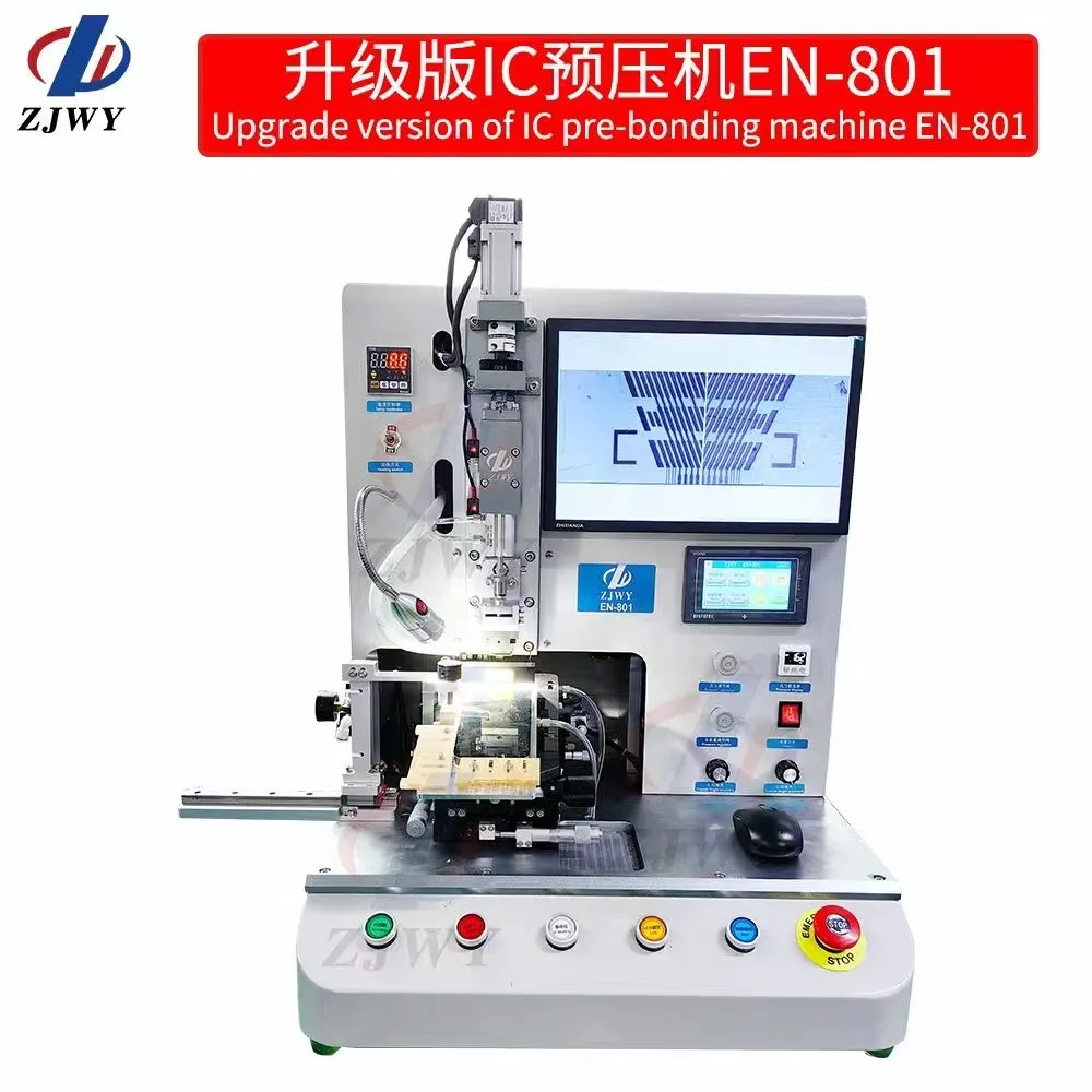 ZJWY EN-801 COG/COF IC Pre-bonding Machine For Mobile Phone LCD Display IC Change Refurbishing Bonding IC Machine