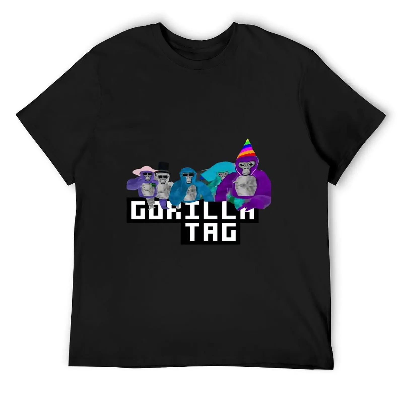 

Gorilla Party Time Brithday T-Shirt customs vintage clothes graphic tee shirt men clothing