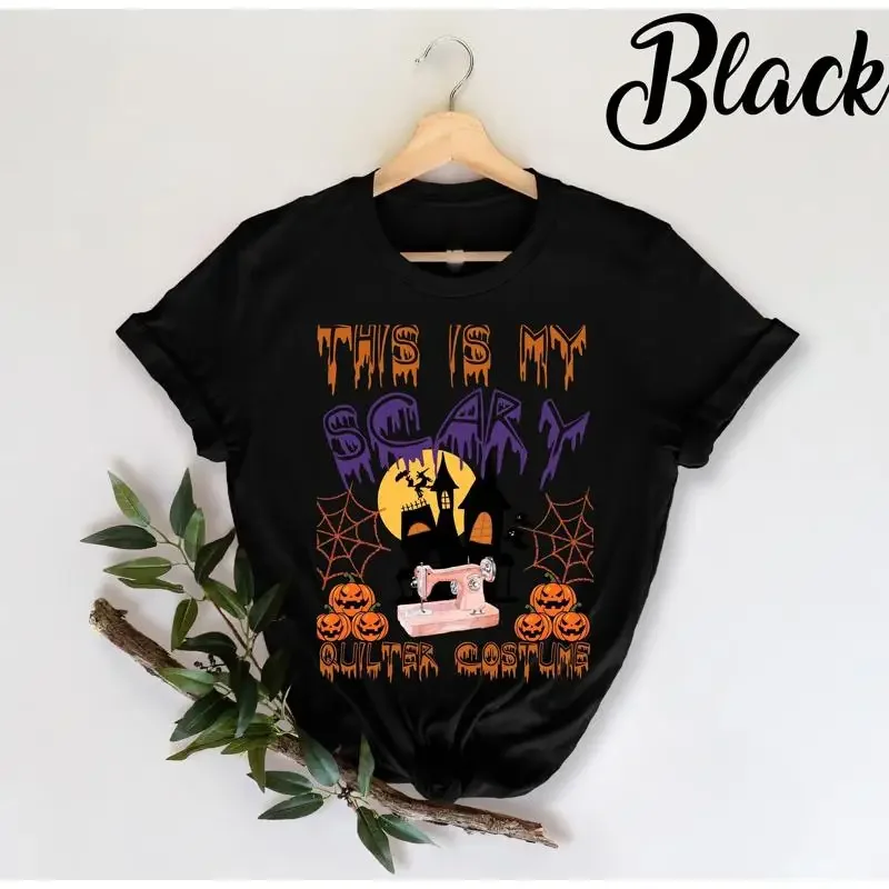 This Is My Scary Quilter Costume Halloween Funny s T Shirt Quilting Sewing Quilt Lover Ideas