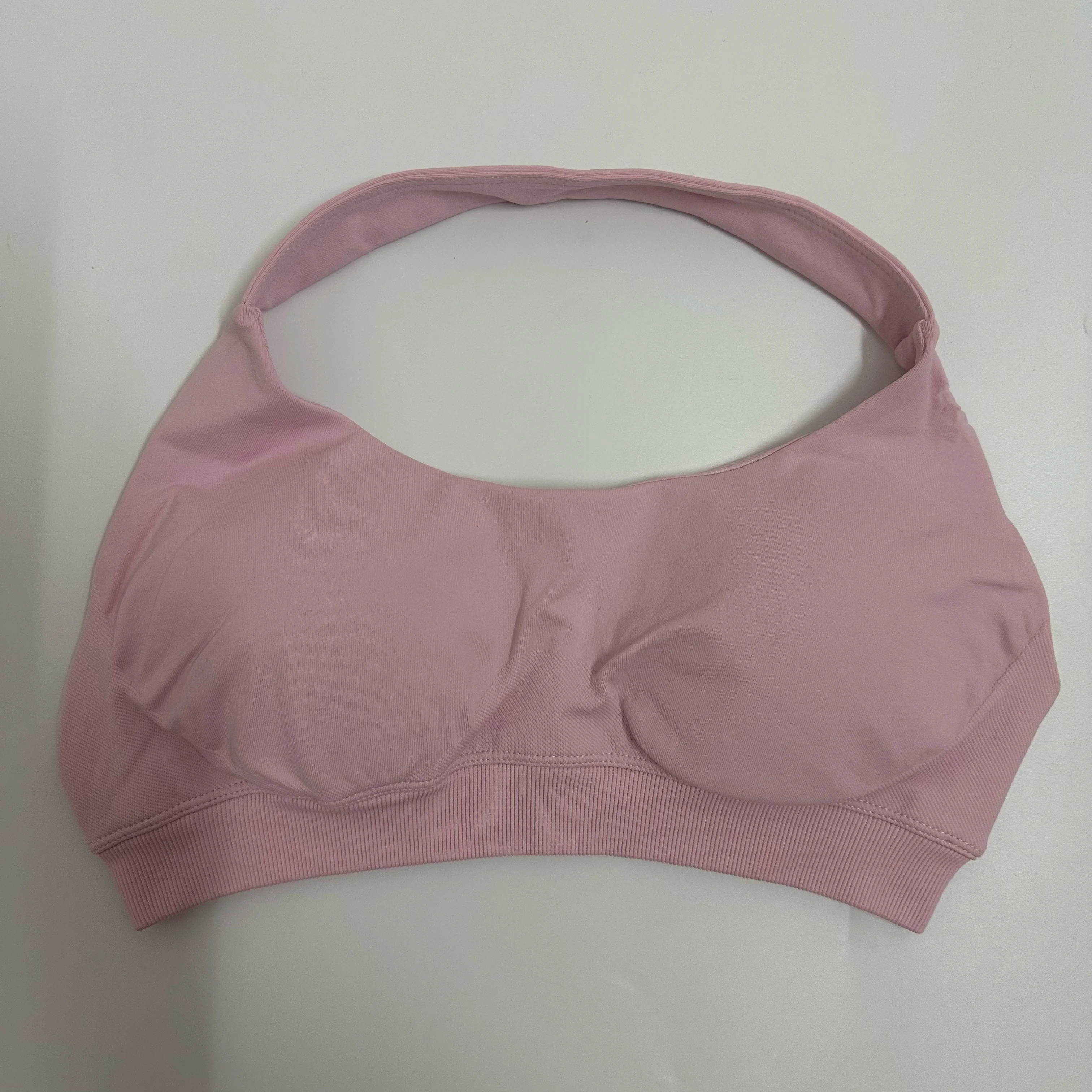 Yoga Sports Bra for Women Seamless Halter Neck Strap Bra Sexy Open Back Padded Yoga Top Bra Medium Support Gym Crop Top image 5