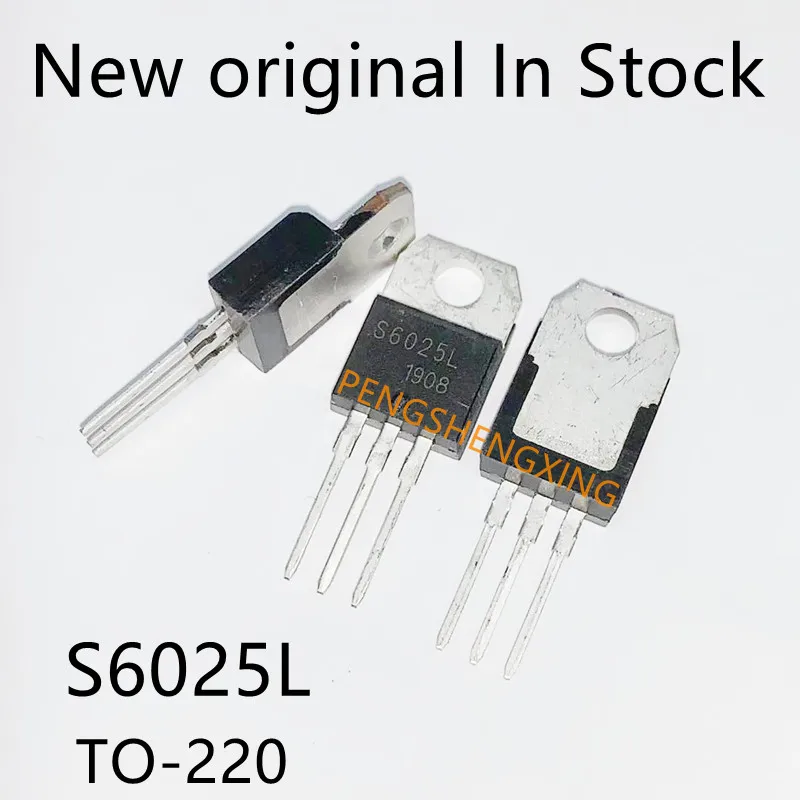 10 PZ/LOTTO S6025L tiristore unidirezionale 25 a 600 v TO-220 Nuovo spot originale di vendita calda