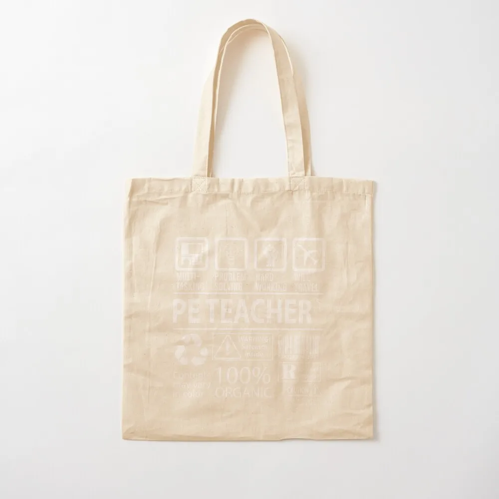 

Pe Teacher T Shirt - MultiTasking Certified Job Gift Item Tee Tote Bag Women's bags Women's shopper Canvas Tote Bag