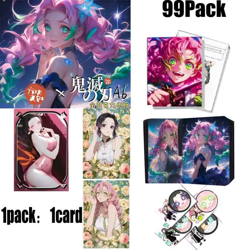 

Demon Slayer Cards Booster Box Collection Wholesale Playing Cards Games Board Party Kids Toys Mystery Pack