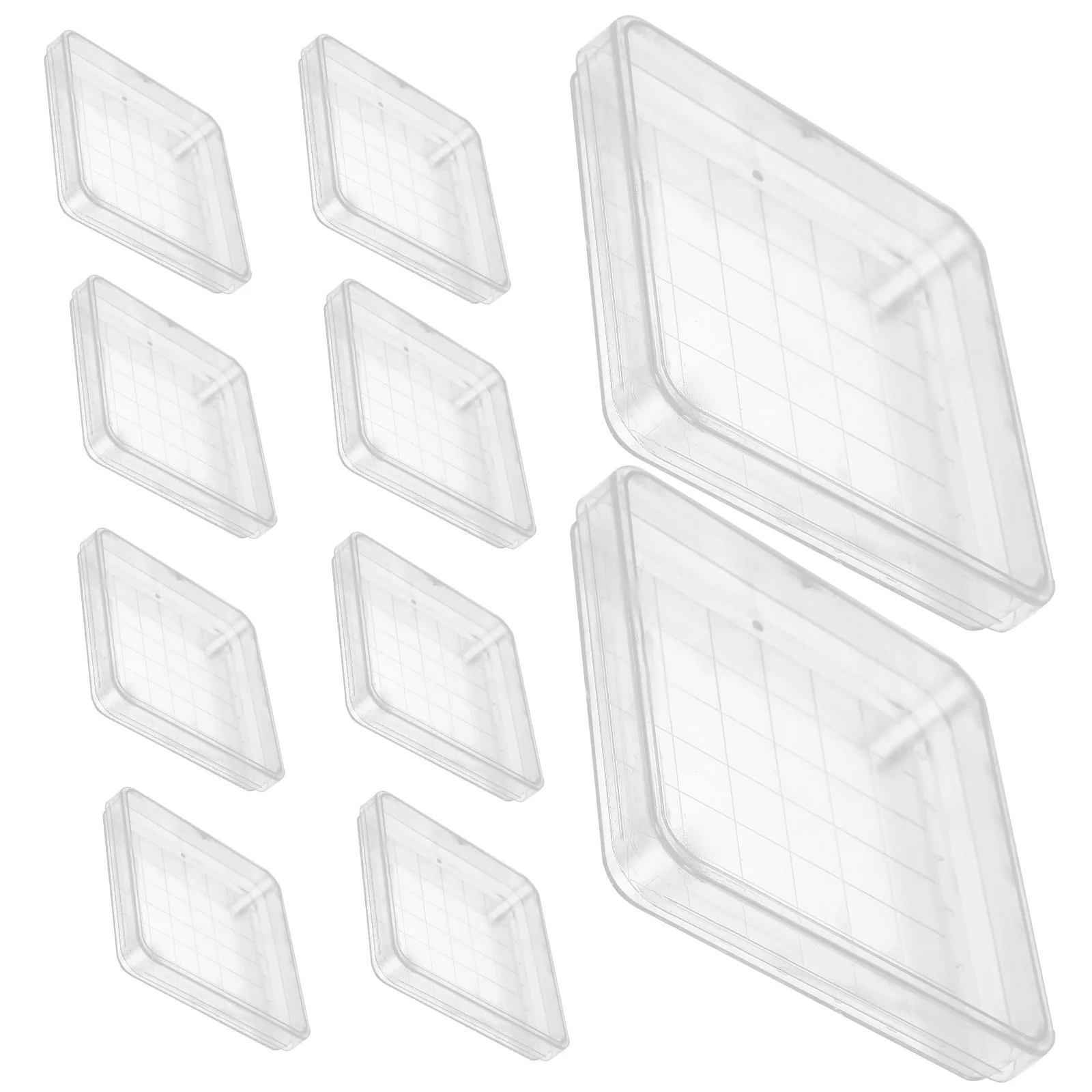 10 قطعة أطباق بتري واضحة طبق ثقافة المختبر البلاستيكي للبحث العلمي أطباق أجار مع غطاء تجربة نمو الفطر #4