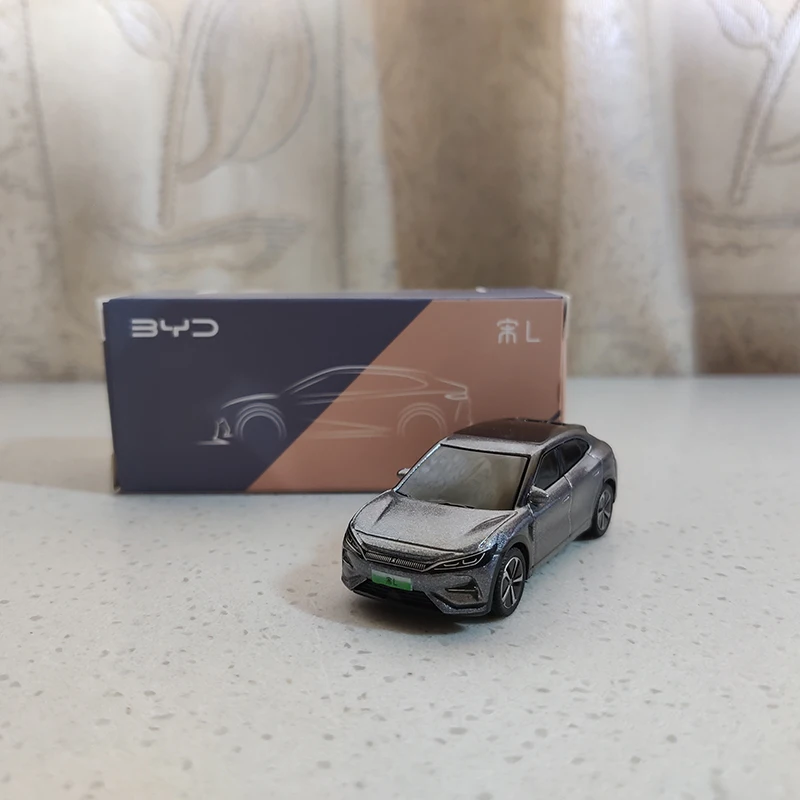 Byd-合金車モデル,収集可能なおもちゃ,装飾品,お土産,ダイキャスト1:64スケール