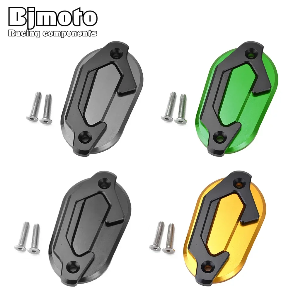 CNC Aluminum Motorcycle Front Brake Fluid Reservoir Oil Cup Cover For Kawasaki ninja400 ninja 400 ABS 2018-2020