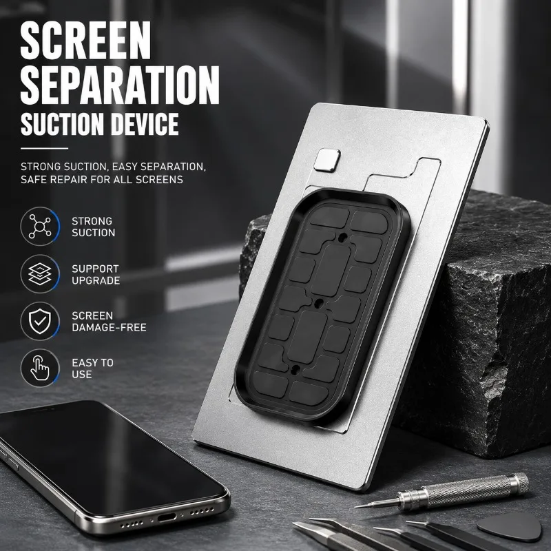 

Universal Mobile Phone Screen Separator Strong Suction Silicone Pad for LCD Screen Disassembly and Repair Tasks