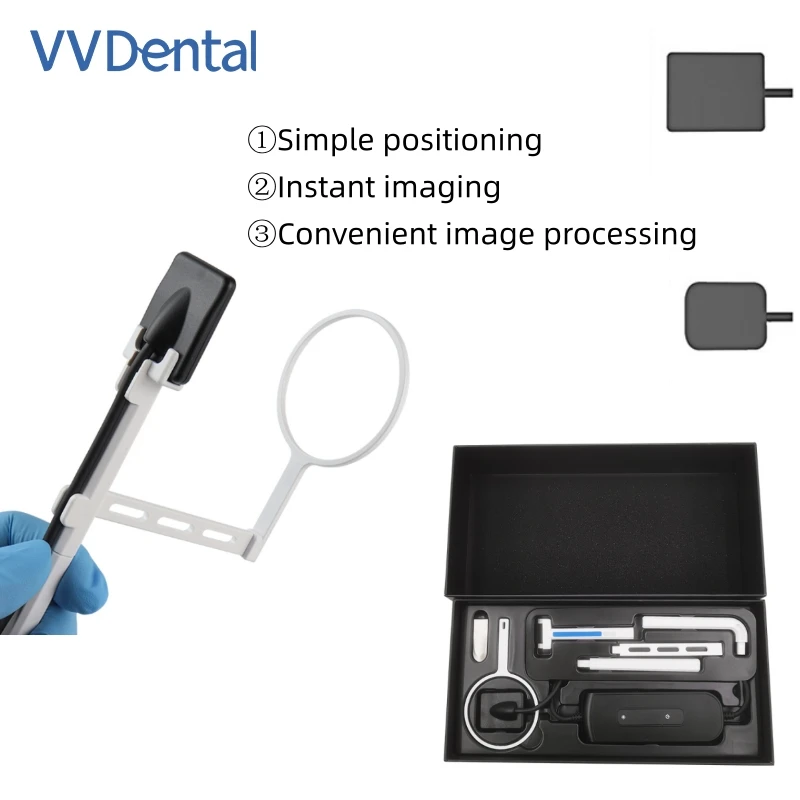 VV Dental for Children/Adults Portable Oral Xray Sensor Intraoral Dental Imaging System HD Rapid Imaging