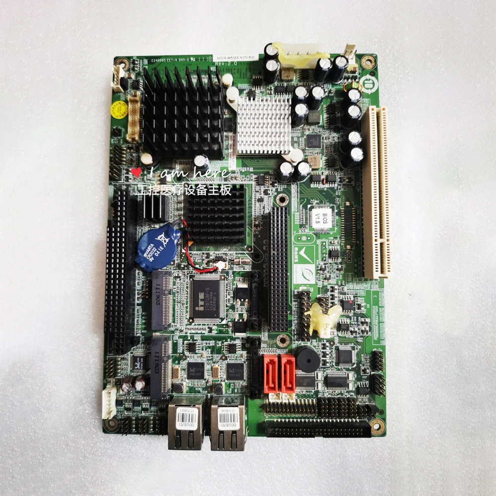 الأصلي NAVO-945GSE-N270-R20 Rev:2.0 اللوحة الأم للتحكم الصناعي