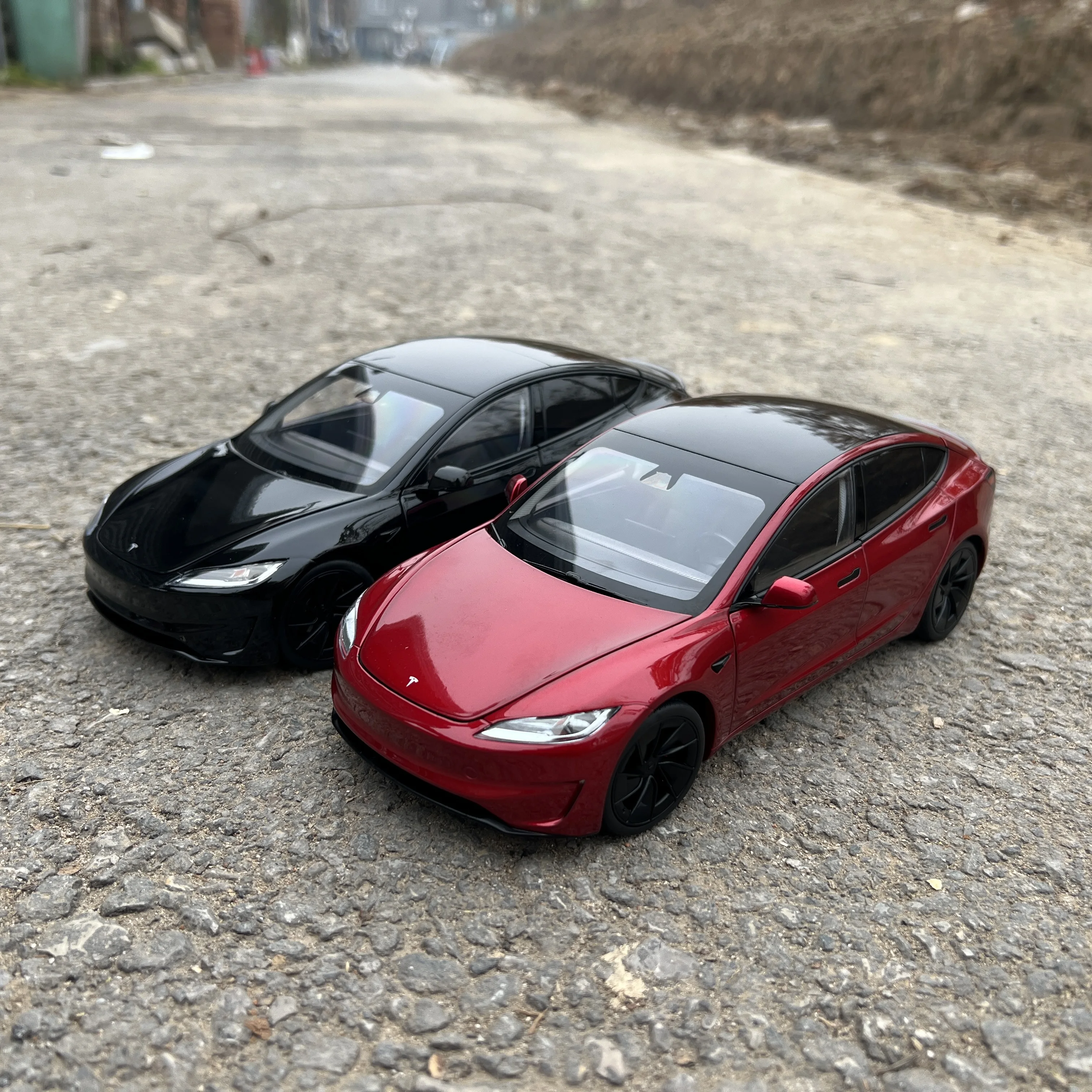 1:18 오리지널 스케일 모델, 테슬라 모델 3, 희귀, 수집 및 전시용 다이캐스트 모델