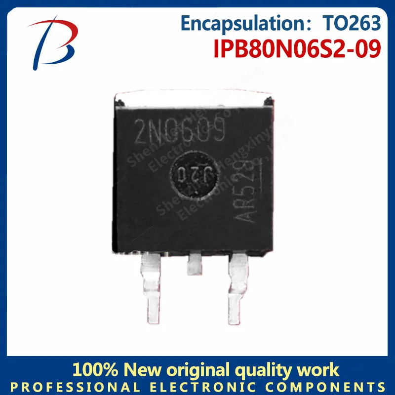 Pacote do FET do MOS, IPB80N06S2-09, 2N0609, TO263, 55V80A, 5 PCes