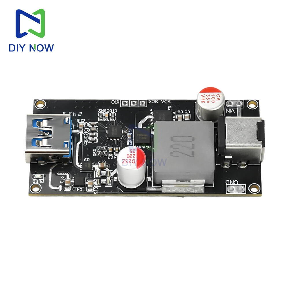 Ładowarka PD3.1 o dużej mocy 140W, obsługa wszystkich protokołów, inteligentny moduł szybkiego ładowania do montażu na biurku, z funkcją szybkiego ładowania i zabezpieczeniem dla Arduino.