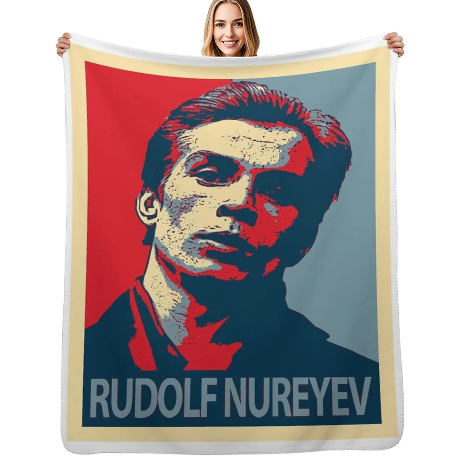 

Rudolf Nureyev Throw Blanket All Season Soft Lightweight Blanket for Home