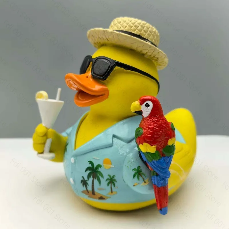Music Lovers Memorial Ducks Colorful Memorial Resin Ducks For Car Home Beach Decor