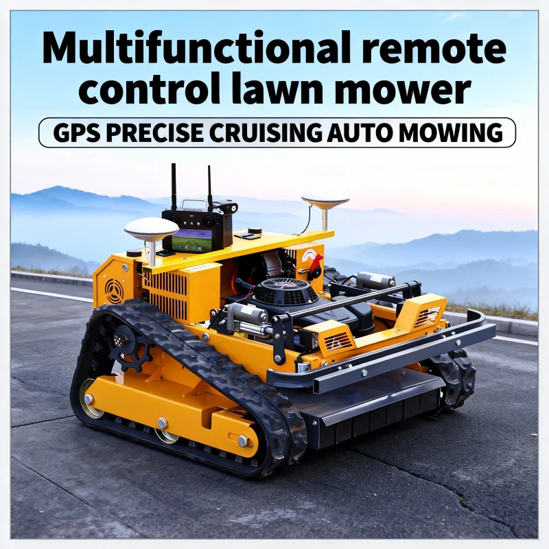 Aangepaste groothandelsprijs GPS-grasmaaier - Automatische Mini Smart Rubber Crawler voor efficiënte grasmaaiers