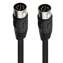 1pc Din 8 Pin Male to MIDI 8 Pin Male Speaker Extension Converter Adapter Cable for Most Range of Audio System Television