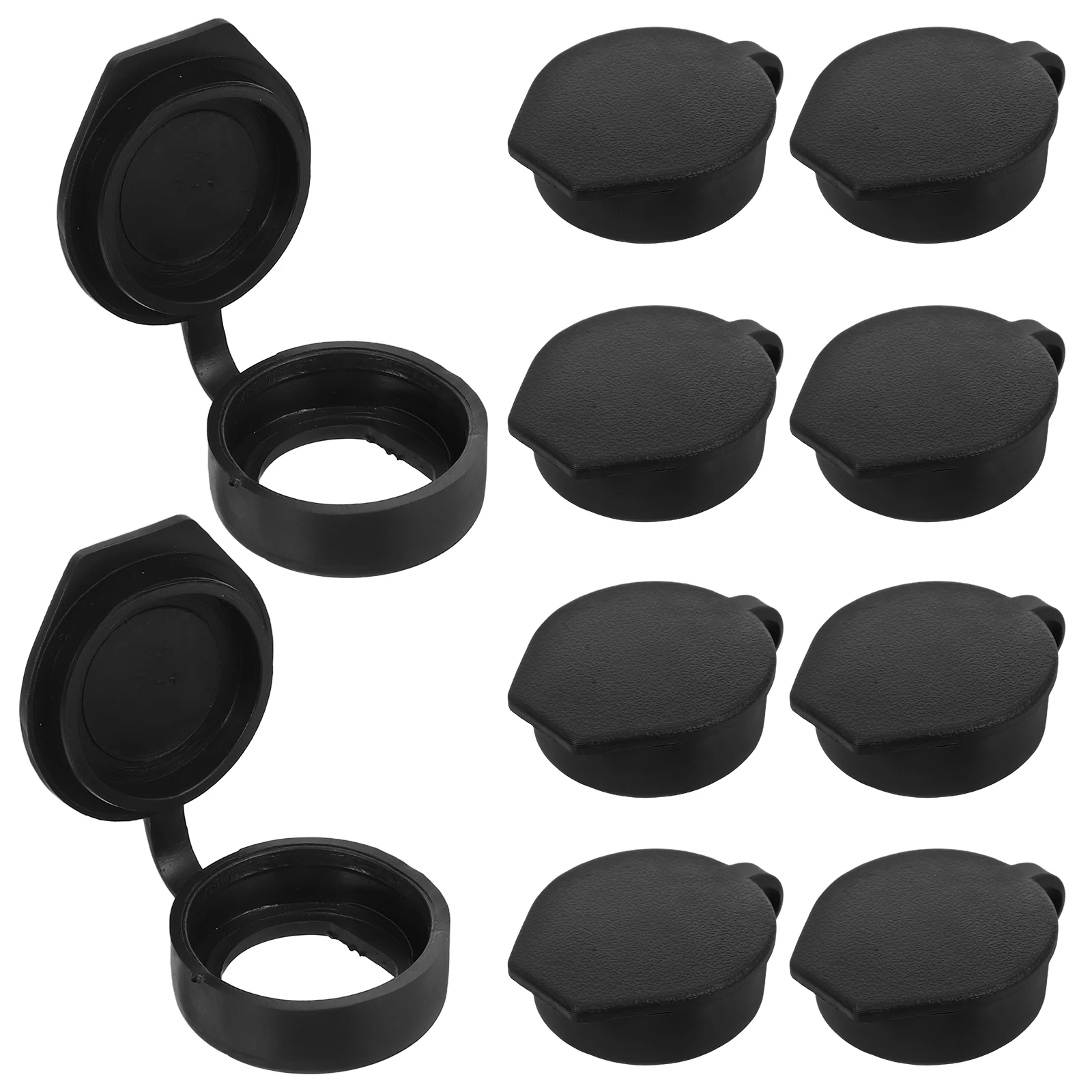 

10pcs Rubber Waterproof 19mm Cam Cover Lock Protector Keyed Panel Dustproof Switch Door Lock Cover Protector Practical