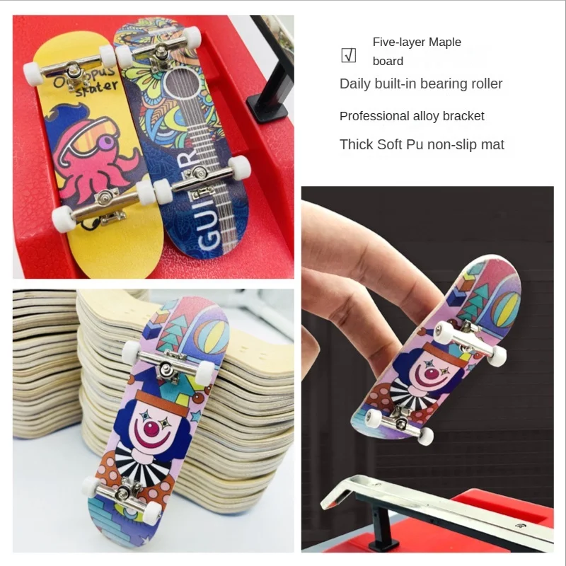 MAPLES Mini Finger Skateboard Woodultimate Sport Trainingsbord