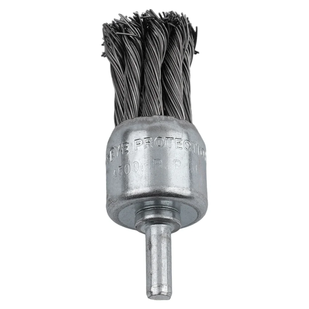 

1PC Steel Brush 25mm/20mm For Metal Cleaning Derusting Grinding Dusting Deburring Polishing Removal Tools