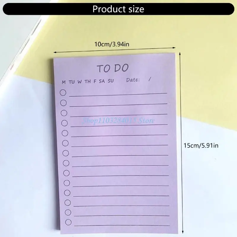 R6FF Colorful Note Paper 360Sheets 6x4Inch Adhesive Note Pad Notes Paper Lined Pocket Notepads for Writing Journaling