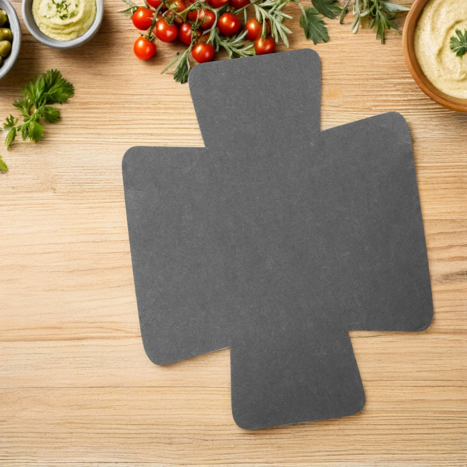 

12 Pcs Pot Holder Dining Mat Hot Pan Decorative Puzzle Heat-resistant Insulated Mats for Countertop Dark Grey