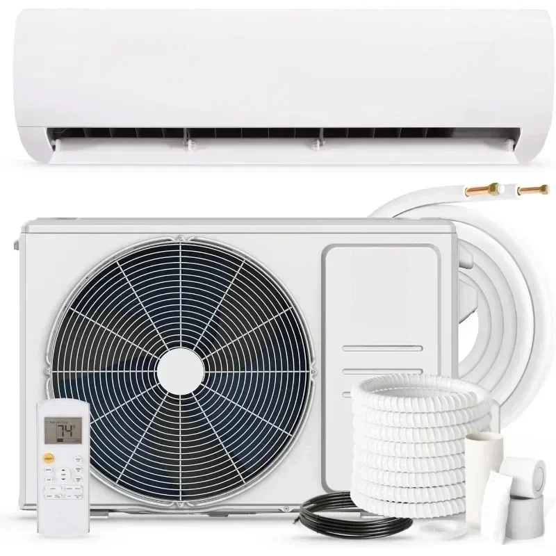 

Pre-filled ductless mini-split air conditioning with heat pump aire acondicionado portatil portable air conditioner