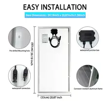 Rigid Solar Panel 100W-160W 18V #3