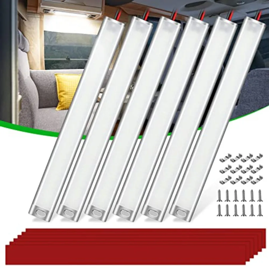 

В наличии: Светодиодная лента для внутреннего освещения 12В, 168 светодиодов, 15.4 дюйма, 1700 лм, 10 Вт, DC 12В, с выключателем, для закрытых грузовых отсеков.