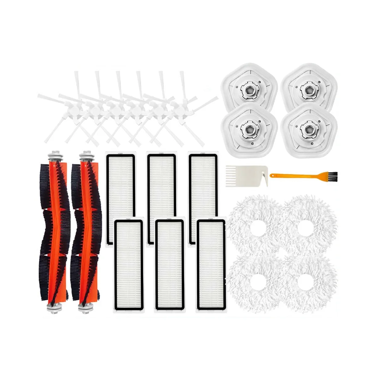 

For Xiaomi Dreame Bot W10 W10 Pro HEPA Filter Main Brush Mop Cloth Side Brush Hepa Filter Vacuum Parts