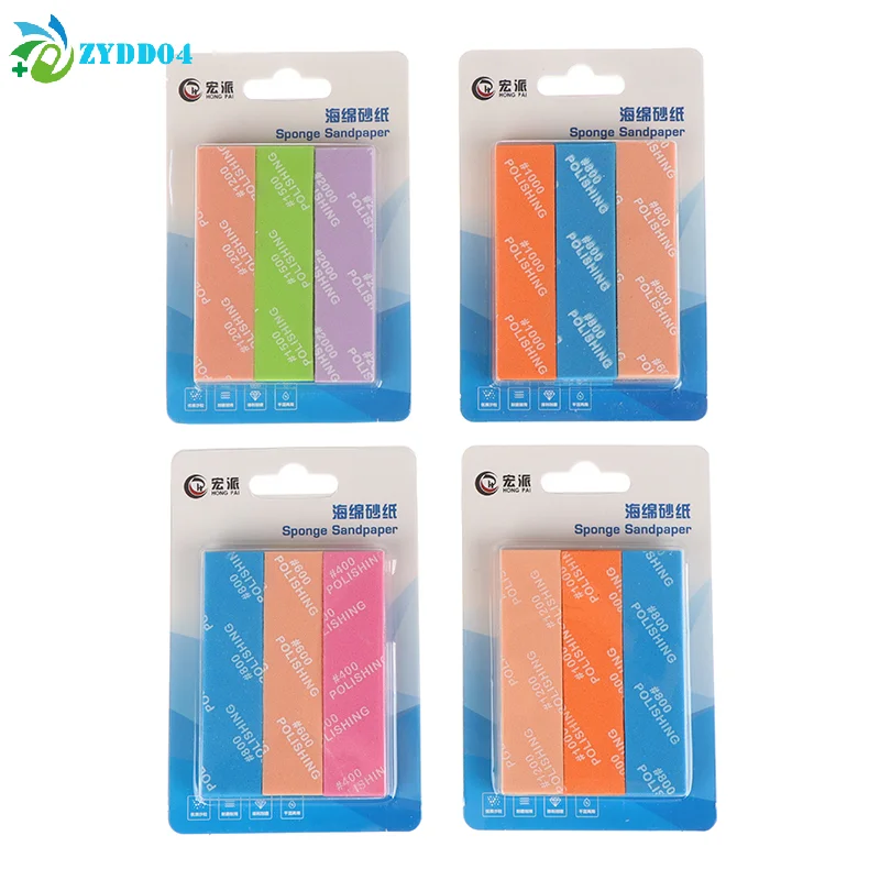 

●9Pcs MS-E400-2000 Semi-rigid Sanding Sticks For Model Making Tools Plastic Model Polishing Rod Hobby DIY Craft