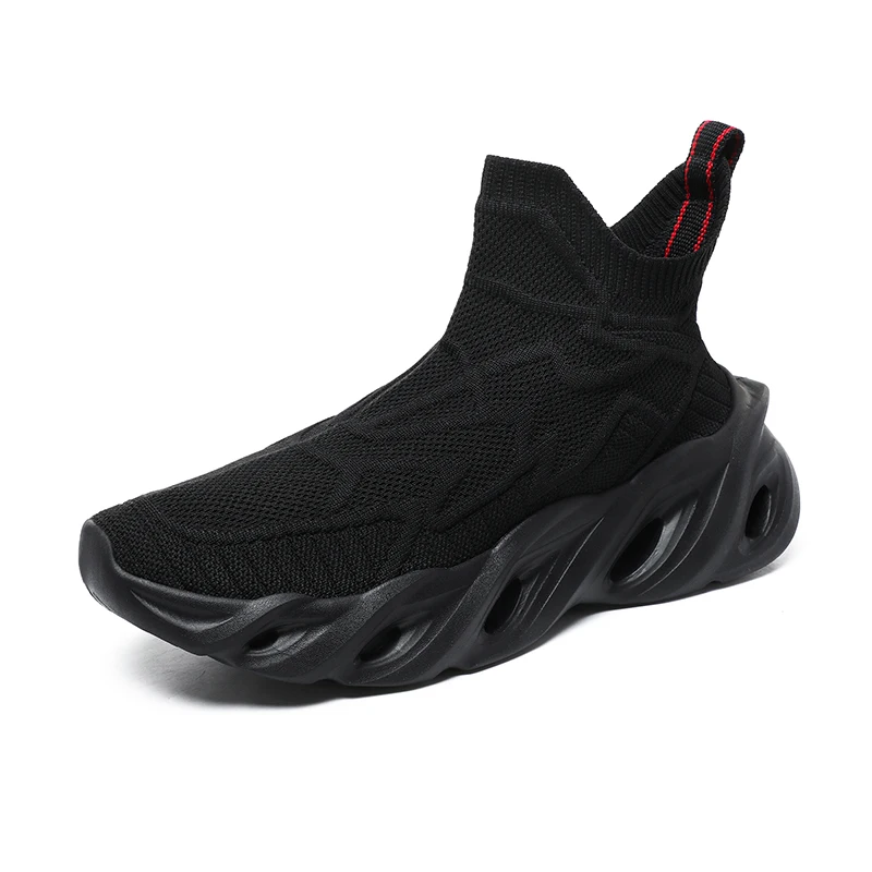 

High-top Sock Sneakers Men Trend Hip-hop Sports Shoes Women Comfy Breathable Jogging Shoes Oversize Walking Shoes Male Footwear