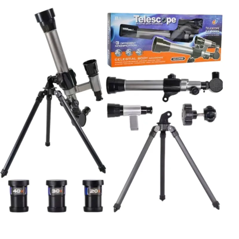 Magnification Professional Astronomical Telescope HD Monocular Scope For Kids Beginners Science Experiment Educational Gift For
