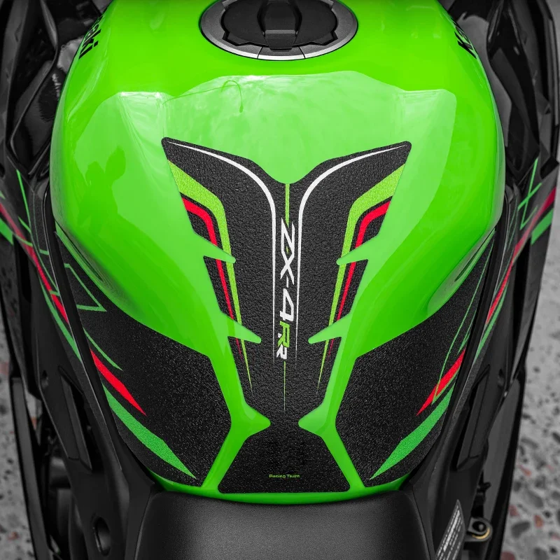 Per KAWASAKI ZX4R 4RR Cuscinetti di trazione per serbatoio carburante in gomma durevole Kit ornamentali per moto impermeabili resistenti all'usura ad alta resistenza