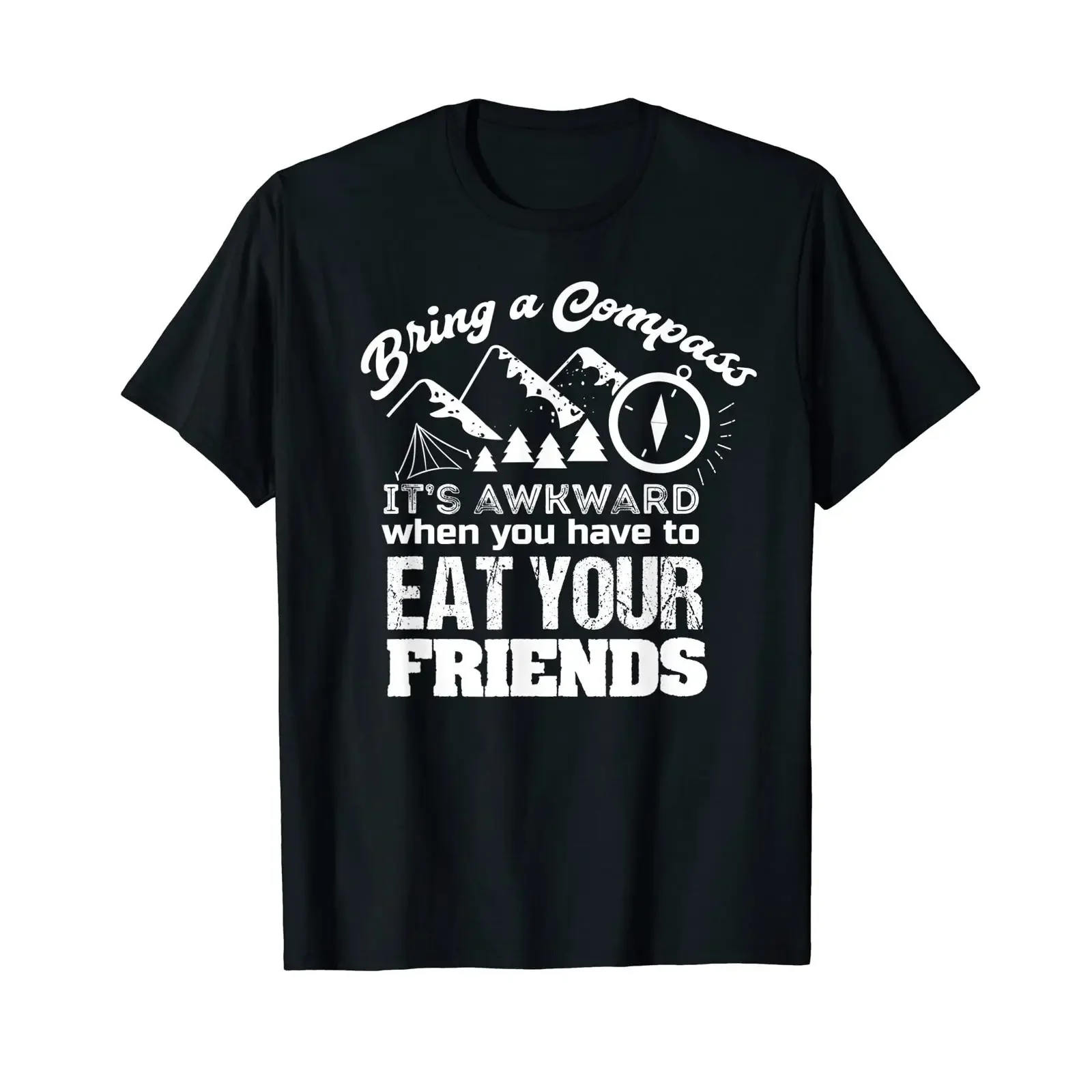 Lustiges Wander-T-Shirt für Kletterer und Camper, Vintage-Waschung, stilvoll, vielseitig, weich, atmungsaktiv, dehnbar, Streetwear