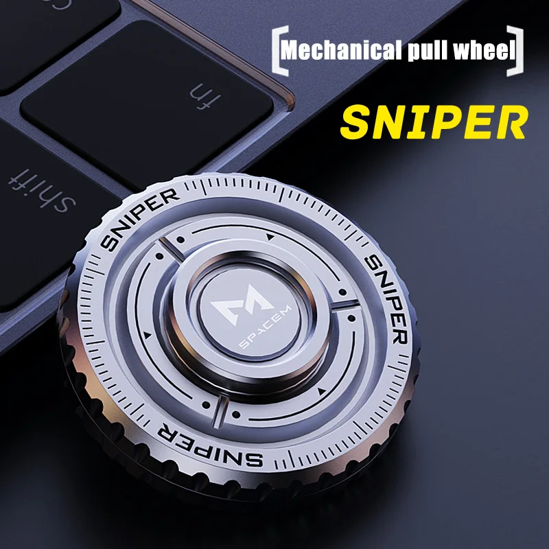 EDC Metal Pushing Card Hand Spinner Coin Adults Creative Anti-stress Fidget Toys 2024 New Stress Reliever Fidget Spinner