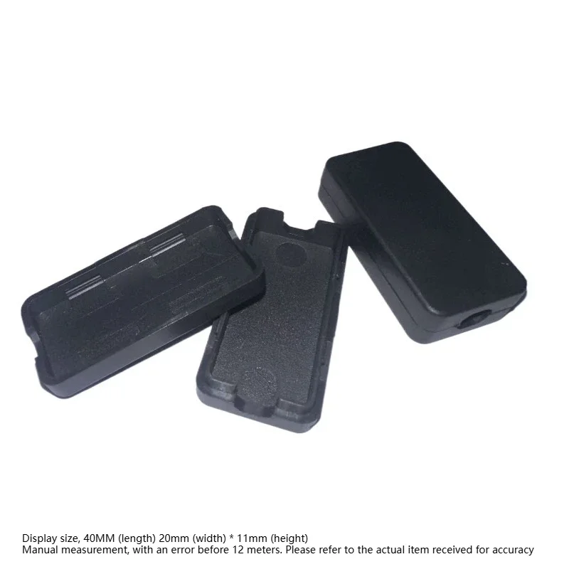 10pcs Black ABS Junction Box 40x20x11mm  Professional Waterproof Module Enclosure with Dual Cable Entry for DIY Electronics image 5