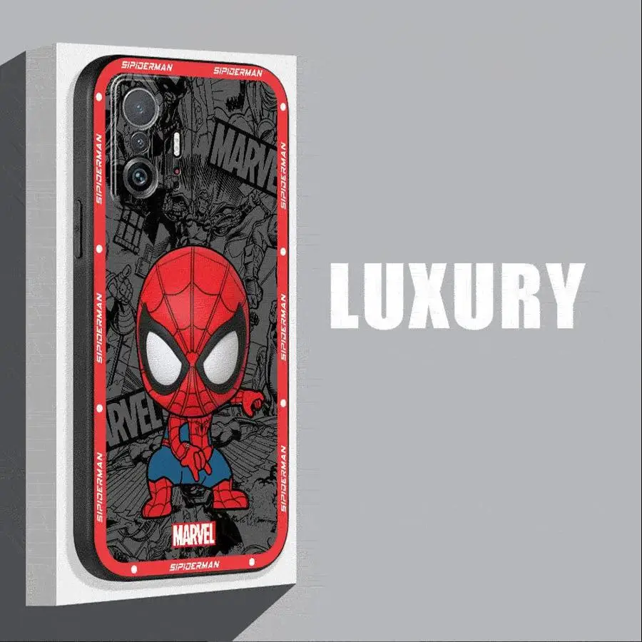 Marvel Ironman Venom Phone Case for Xiaomi Redmi 12 12C 13C 5G 13 4G A1 A2 Plus A3 9 9A 9C 9T 10 10C 10A K40 Silicone Cover