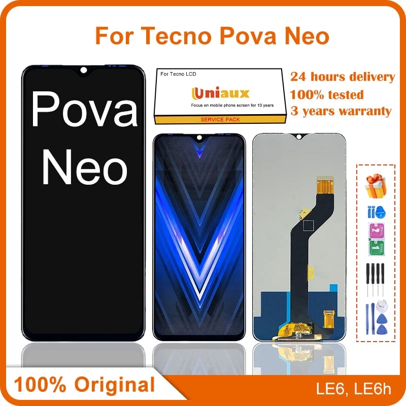 

Для Tecno Pova Neo мобильного телефона ЖК-экран в сборе с сенсорным экраном Замена ЖК-панели