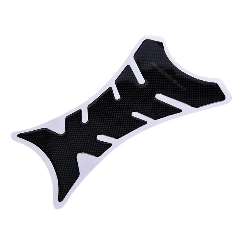 1Pc Universal Fiber Tank Pad Tankpad Protector Sticker Motorcycle Fishbone Carbon