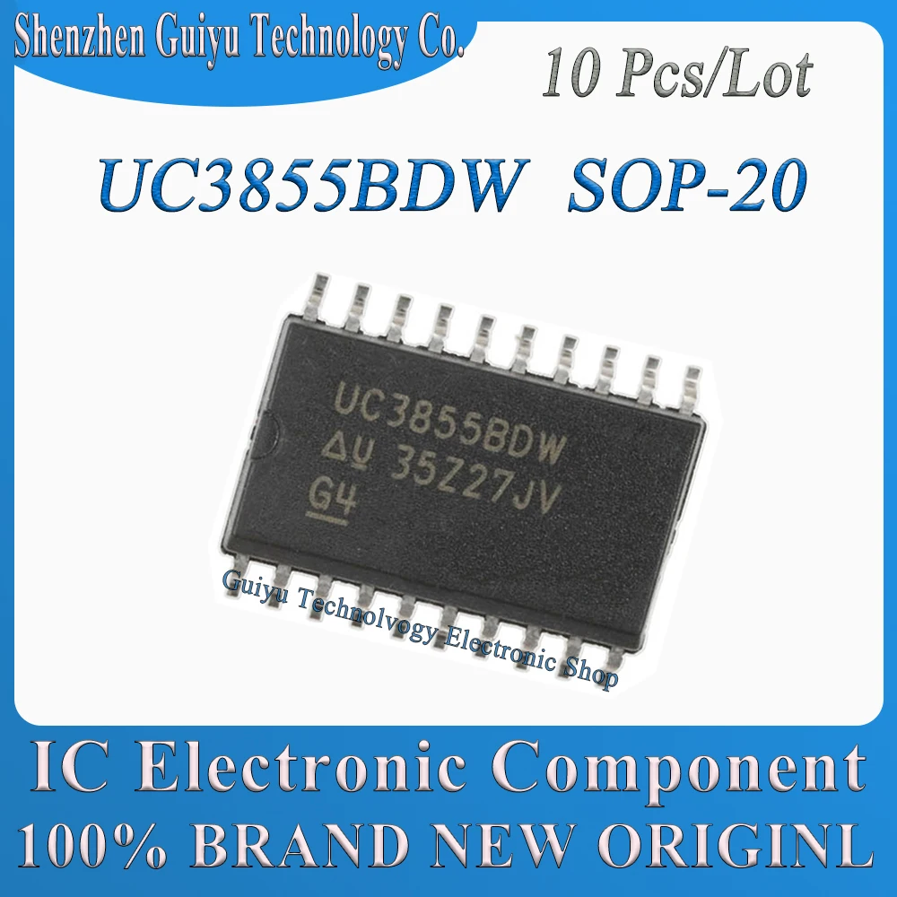 10 Pcs/Lot UC3855BDW UC3855BD UC3855B UC3855 SOP-20 IC Chip