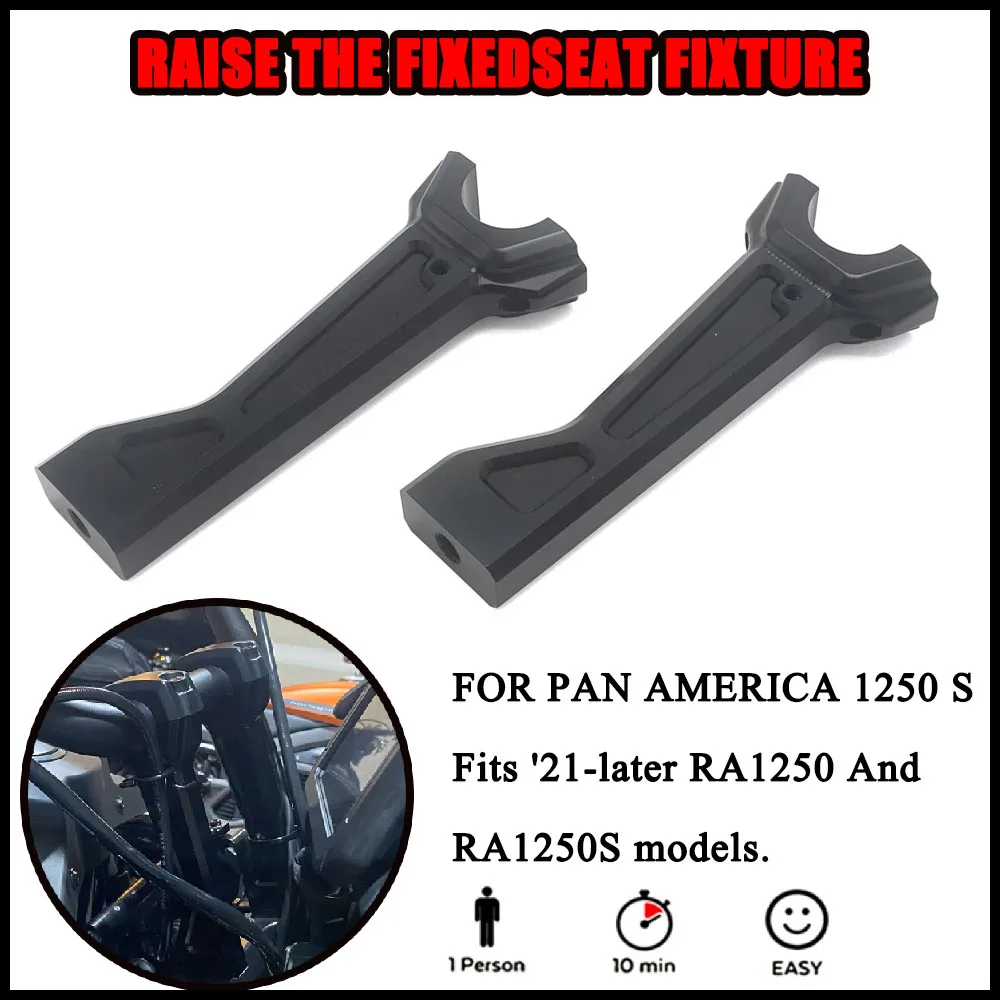 

Motorcycle Heightening Fixed Seat Clamps Risers Handlebar Bar Risers Mount FOR PAN AMERICA 1250 S PA 1250 21+PAN AMERICA 1250 S