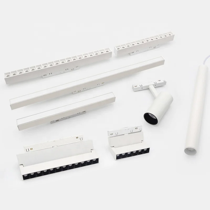 Projecteur sur rail 20W LED Tuya ZigBee BT, lampes sur rail, aimant intelligent, éclairage sur rail