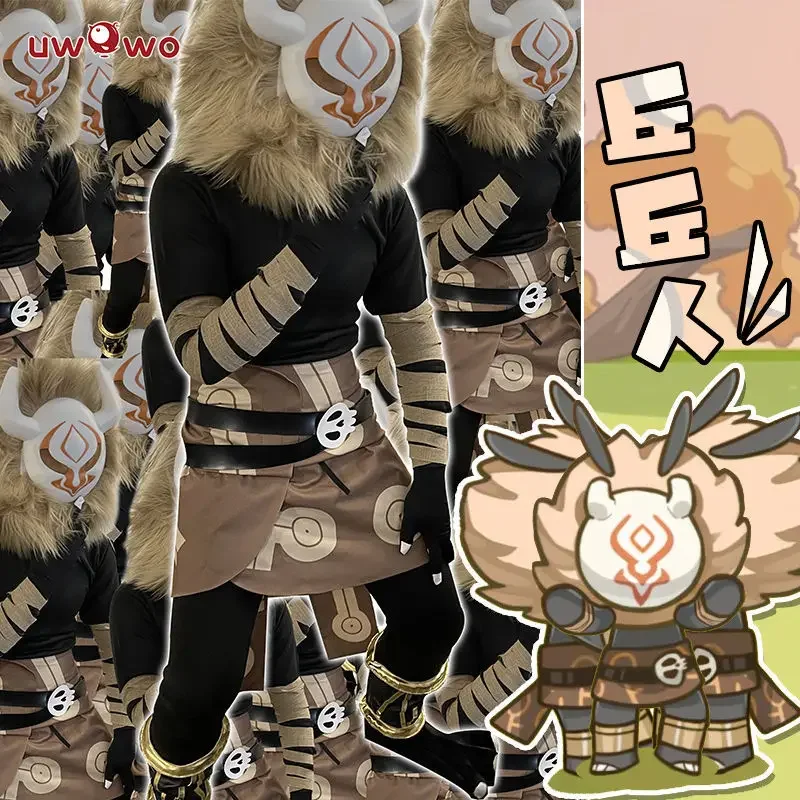 ZA01 스팟 오리지널 신 코스프레 드레스 Qiuqiu 남자 플러시 헤드 세트 QQ 남자 역할 놀이 hilichurl1Lm@