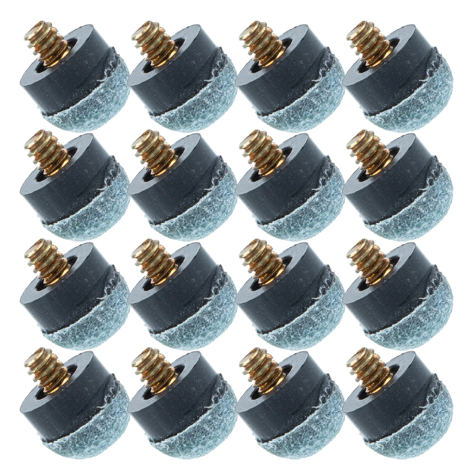 

30Pcs Pre Shaped Pool Cue Tips 10mm Screw-on Replacement Pool Stick Tip Set for Snooker Billiard Play Cue Stick Tips Replacement