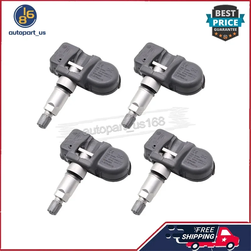 4PCS 56029400AE 56029400AD 56029400AC 433MHZ For Chrysler 300C Lancia Thema 4Pcs TPMS Tire Pressure Monitor Sensor