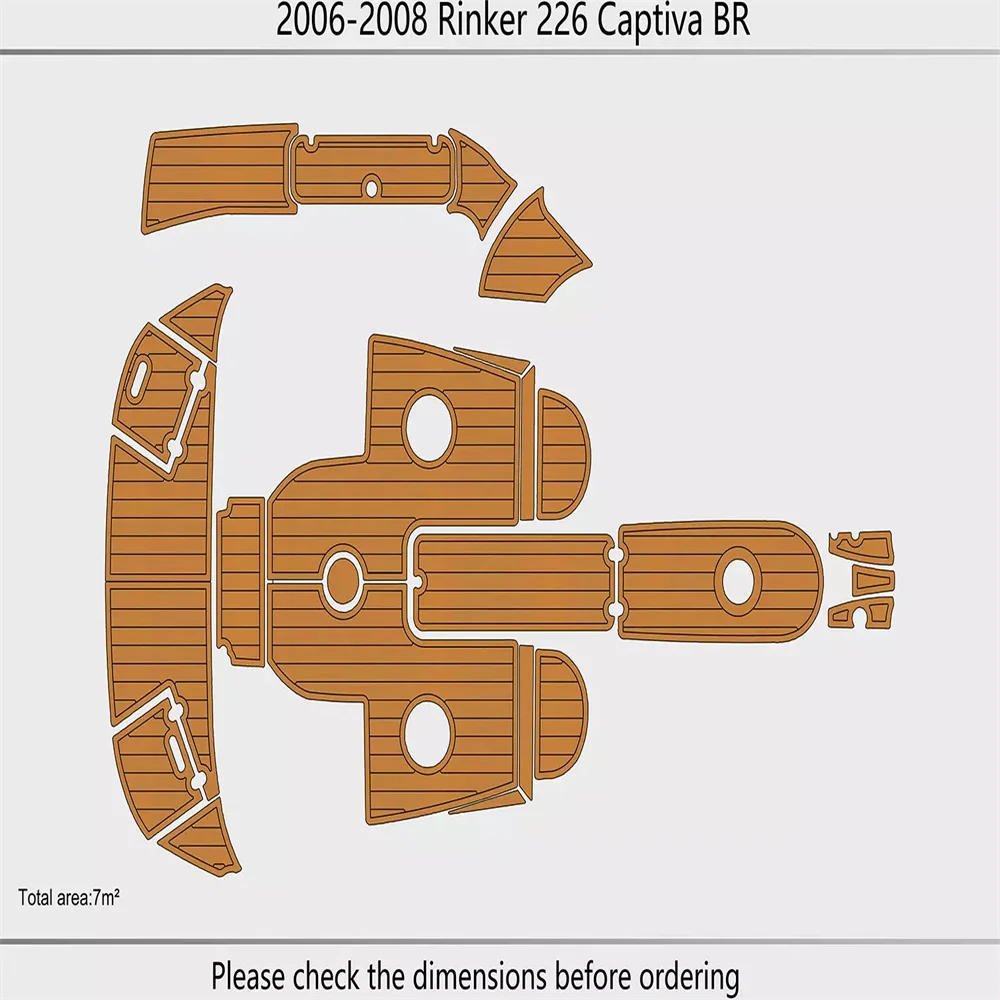 2006-2008 Rinker 226 Captiva BR Cockpit Swim platform bow 1/4