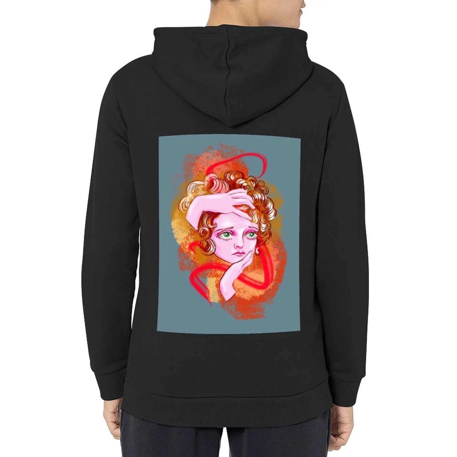 

Clara Bow Hoodie anime clothes autumn men's sweat-shirt set men clothing man hoodie