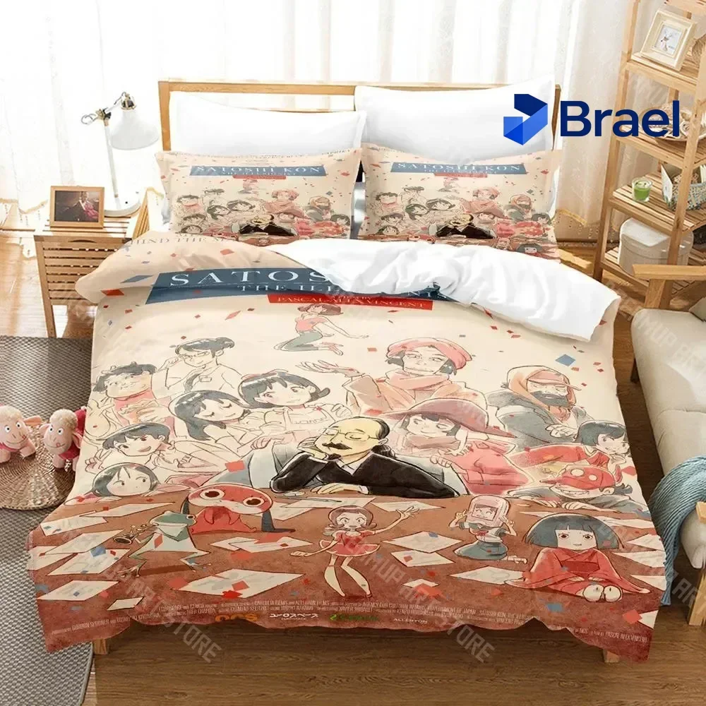 Exquisite 3D Print Hot Sale New Konsatoshi Bedding Set Single Twin Full Queen King Size Bed Set Aldult Kid Bedroom Duvetcover Se
