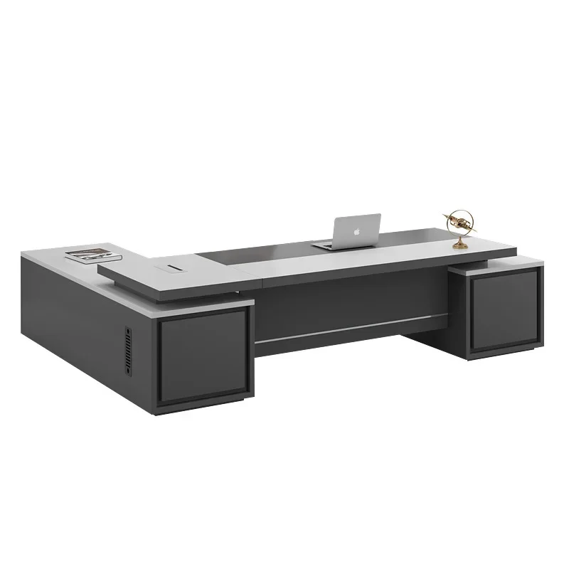 Modern Desk for Office Easy Installation Non-Slip Feet Stable Structure Sturdy Construction Reliable Performance Space Saving